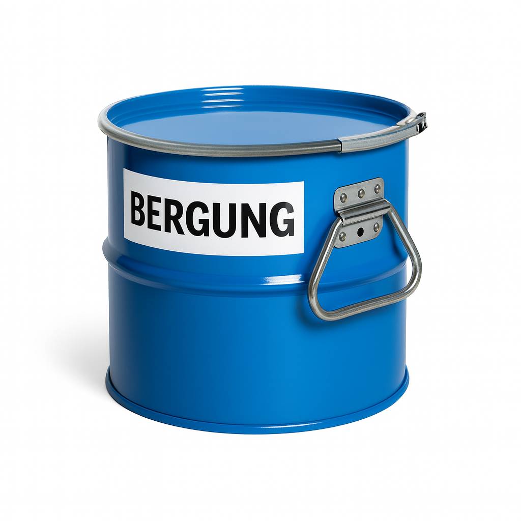 Etikett - BERGUNG, Aufkleber, Folie, 150 x 50 mm, 8 St./ Bogen-1