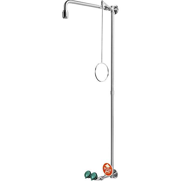 Notduschkombination PremiumLine mit Sicherheits-Augendusche für Wandmontage Edelstahl. 85133449 851334 49-0