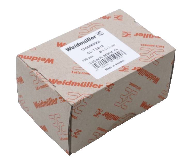 WEIDMÜLLER CLI T 02-12, CableLine, Hülse x 5 mm, PVC-0