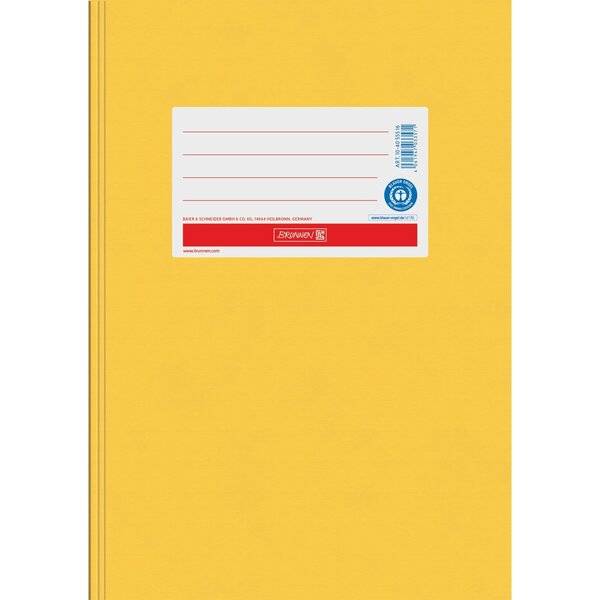 Heftschoner Papier A5 Premium goldgelb-0