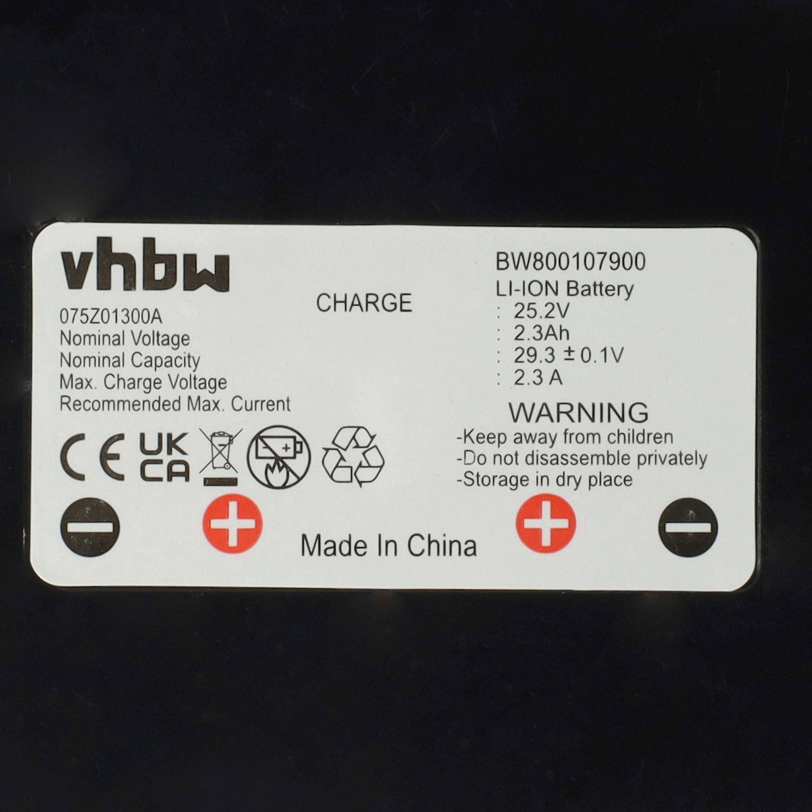 vhbw 2x Akku kompatibel mit Wiper C6 | C8, C120, Joy Xp, C12, C20, C Xe, J Xe, C180, Joy, C80, Joy Xe Rasenmäher-3