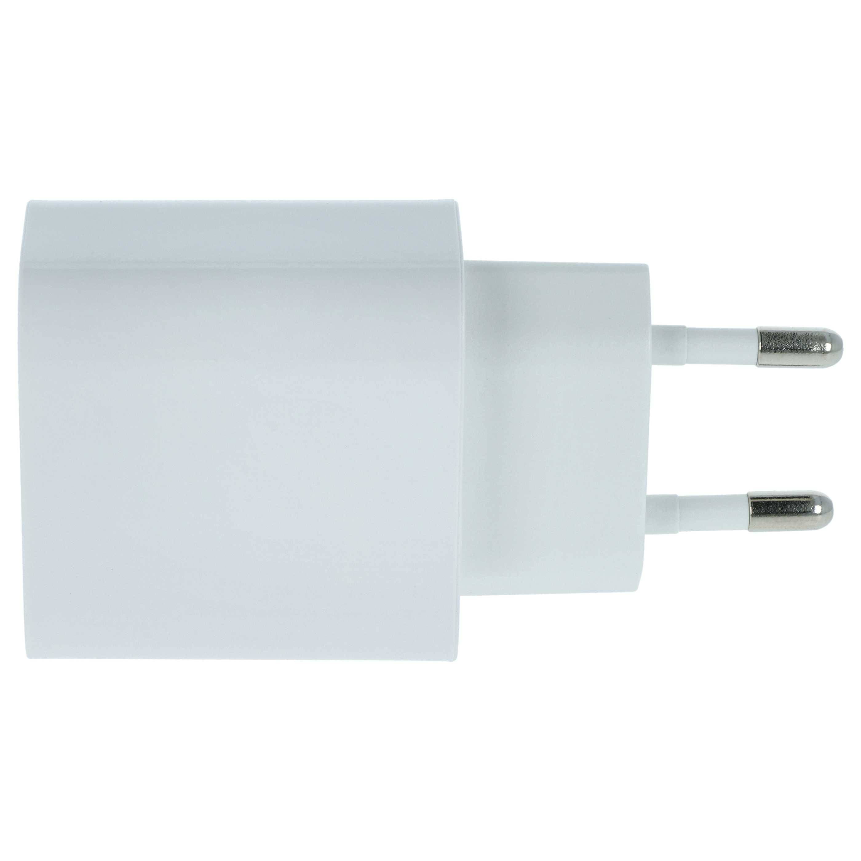 vhbw Netzteil / Ladegerät kompatibel mit Apple iPhone 13 Pro Max | 4 Elektrogeräte - USB-C + USB-A Netzadapter 5 / 9 /-3