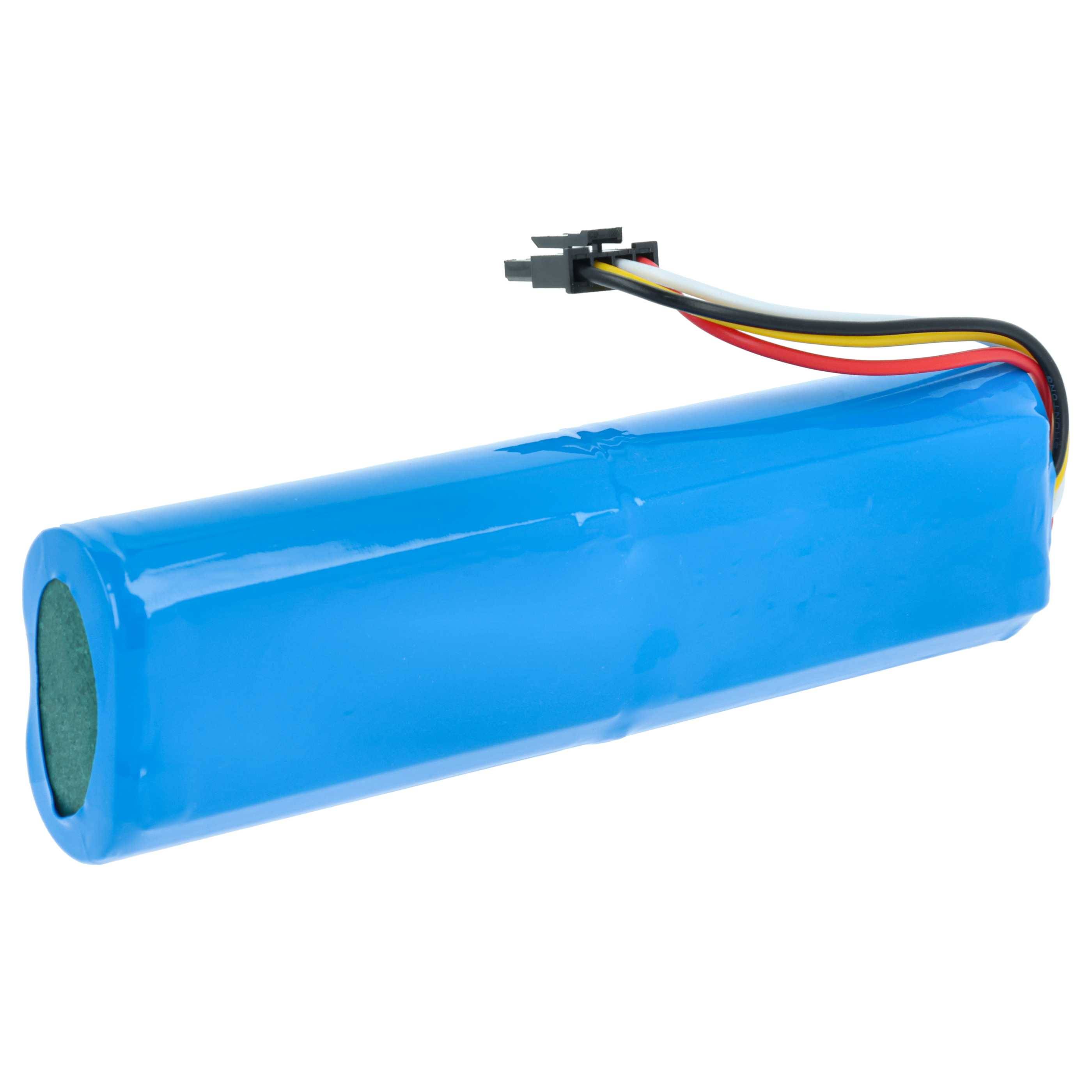 vhbw Akku kompatibel mit Xiaomi Roborock S6 MaxV S6V52-00 TANOS-V | S6 Pure Saugroboter Blau (3000 mAh, 14,4 V, Li-Ion-1