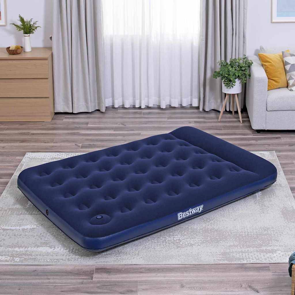 Best Way Luftbett Blau 191 x 137 x 28 cm PVC-1