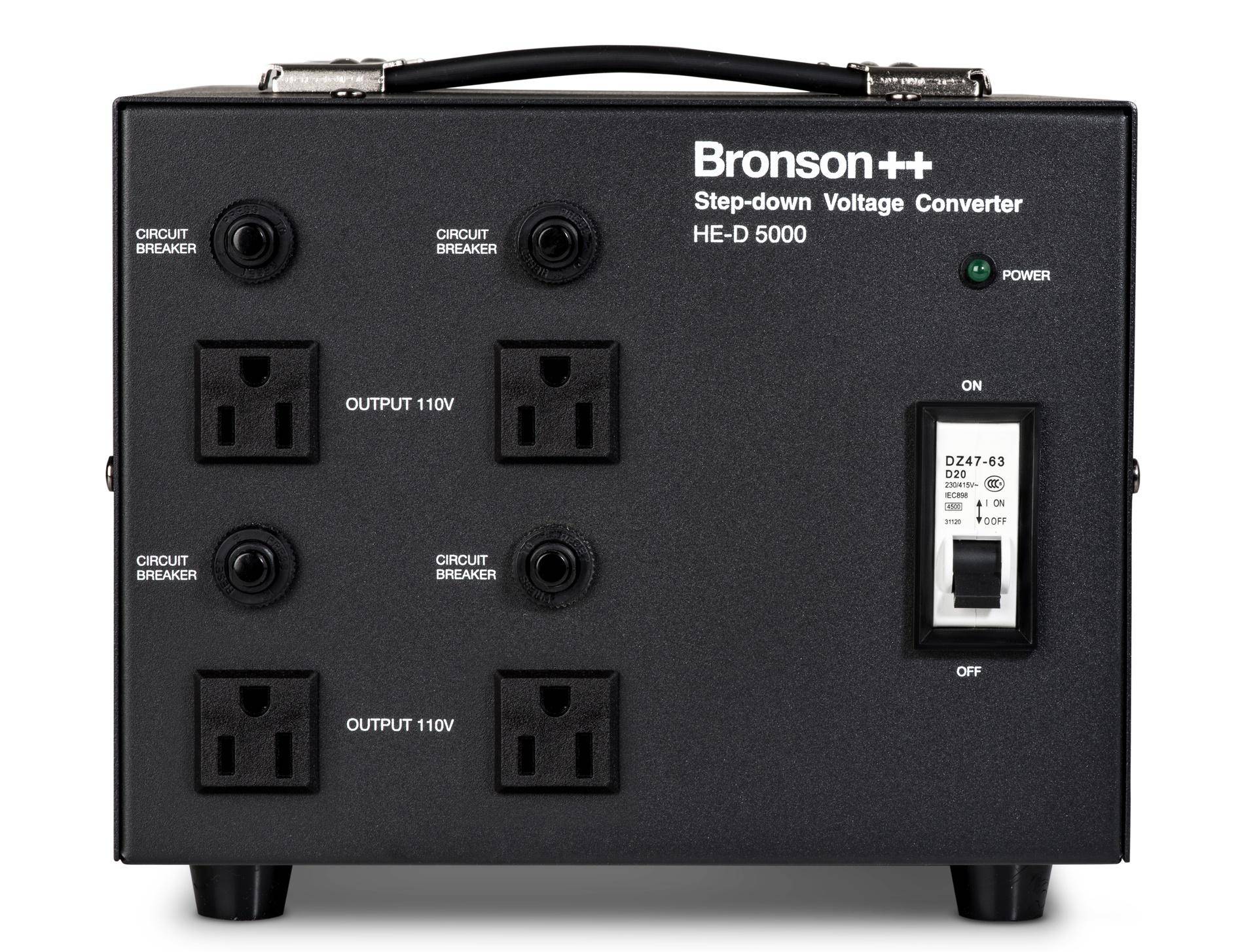 Bronson HE-D 5000: 5000W für US-Geräte – Spannungswandler 230V-110V