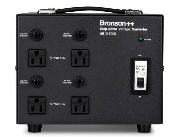 Bronson HE-D 5000: 5000W für US-Geräte – Spannungswandler 230V-110V