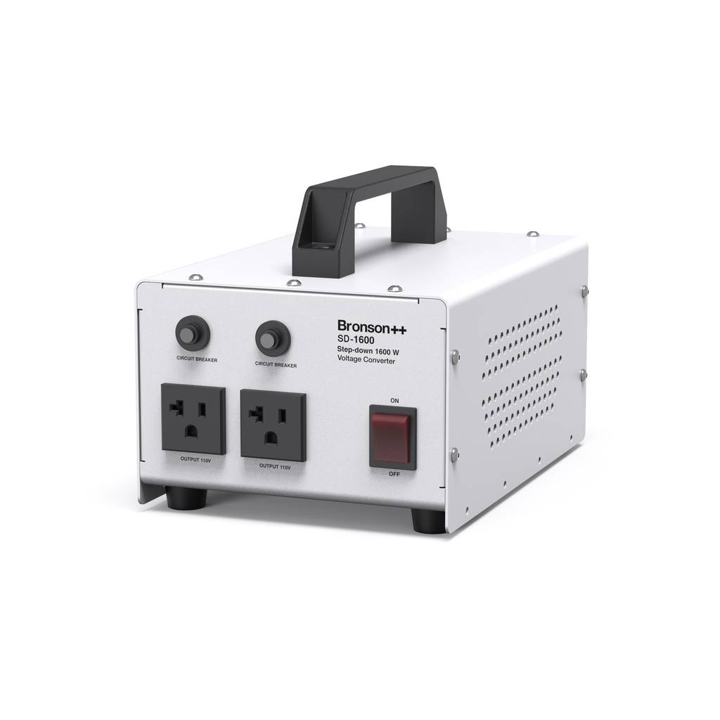 Bronson SD-1600: 1600W für 230V-zu-110V – Besonders robuster Trafo-0