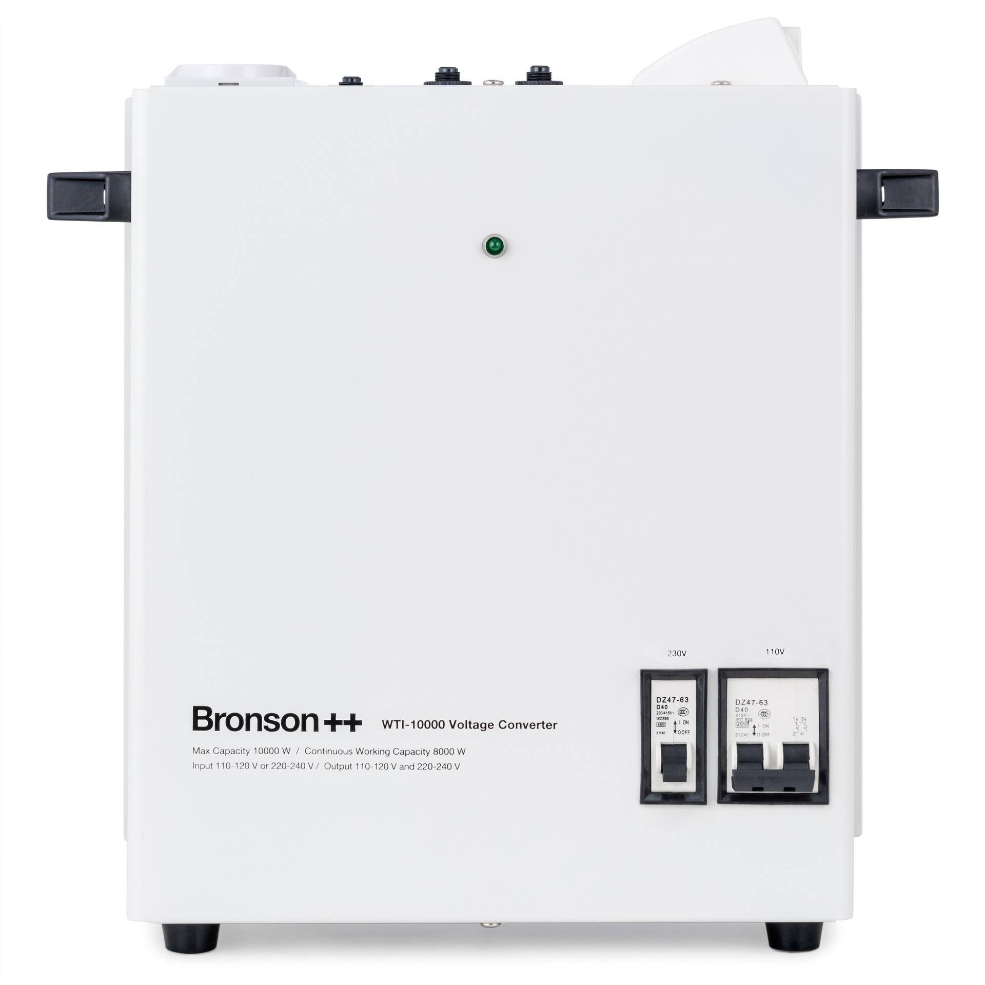 Bronson WTI 10000: 10000W Spannungswandler – 230V und 110V-0