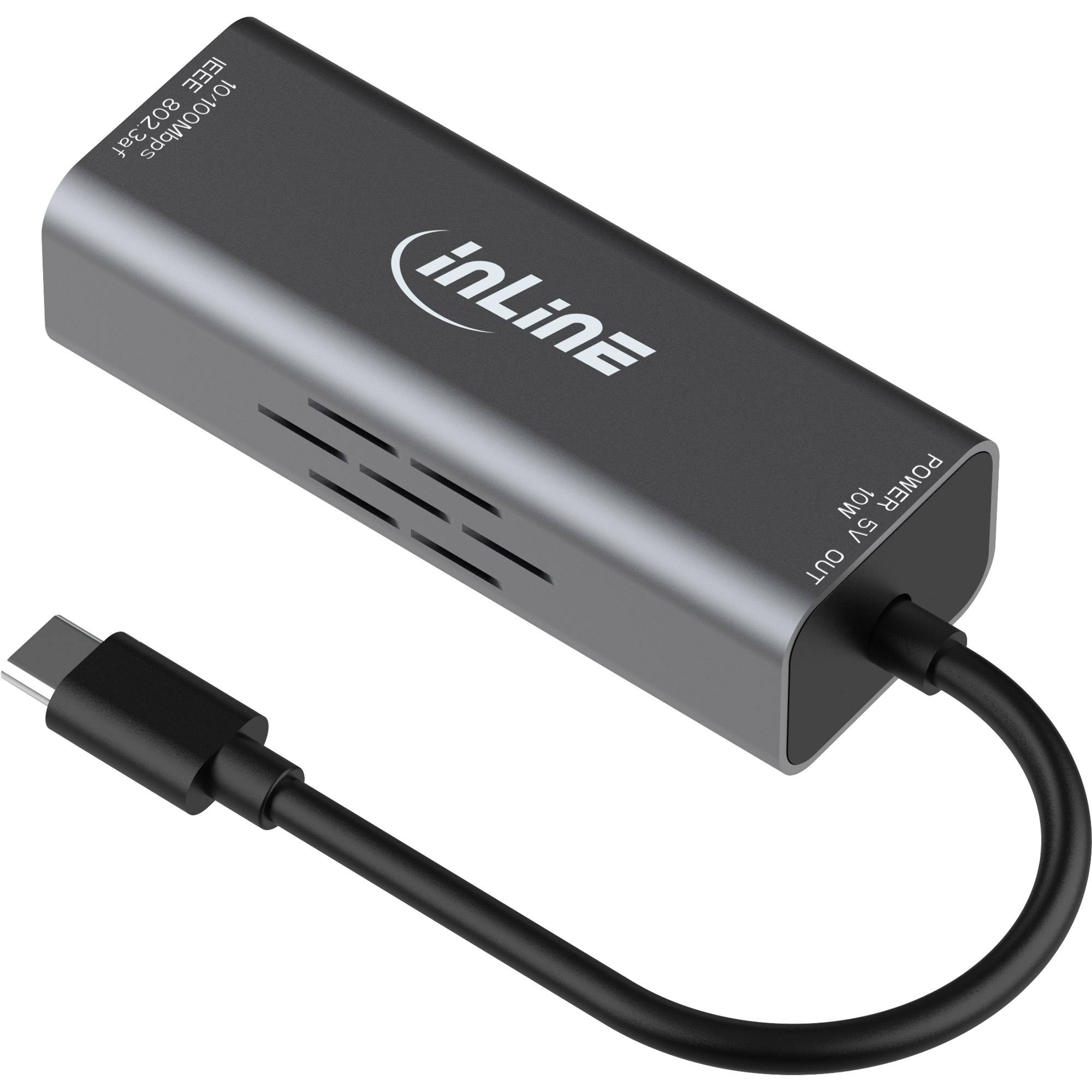 INLINE - USB-C zu RJ45 PoE-Adapter - mit Überspannungsschutz-3