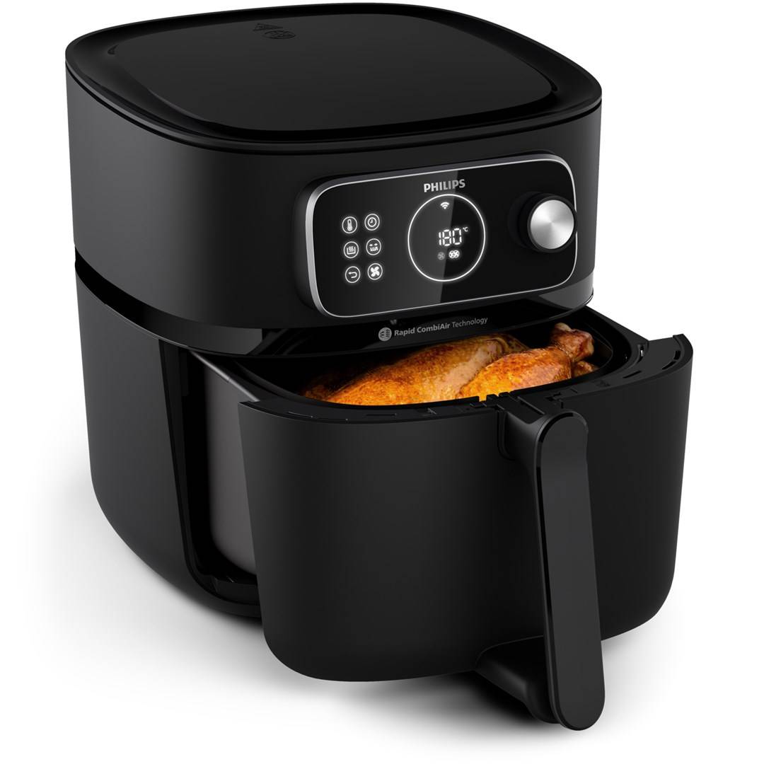 7000 series HD9876/90 Airfryer-Kombi XXL Connected, Heißluftfritteuse, 8,3 l, 2-5