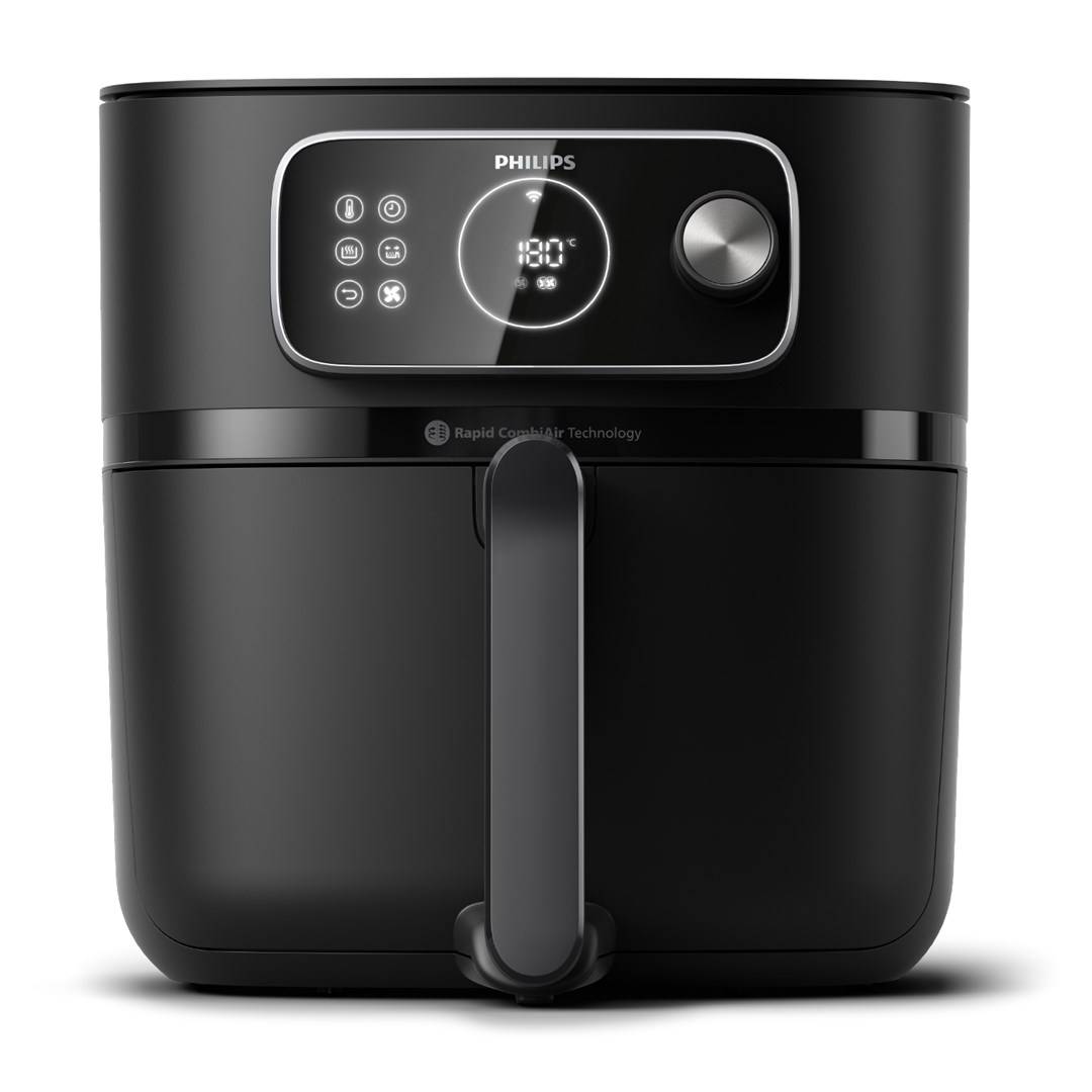 7000 series HD9876/90 Airfryer-Kombi XXL Connected, Heißluftfritteuse, 8,3 l, 2-0