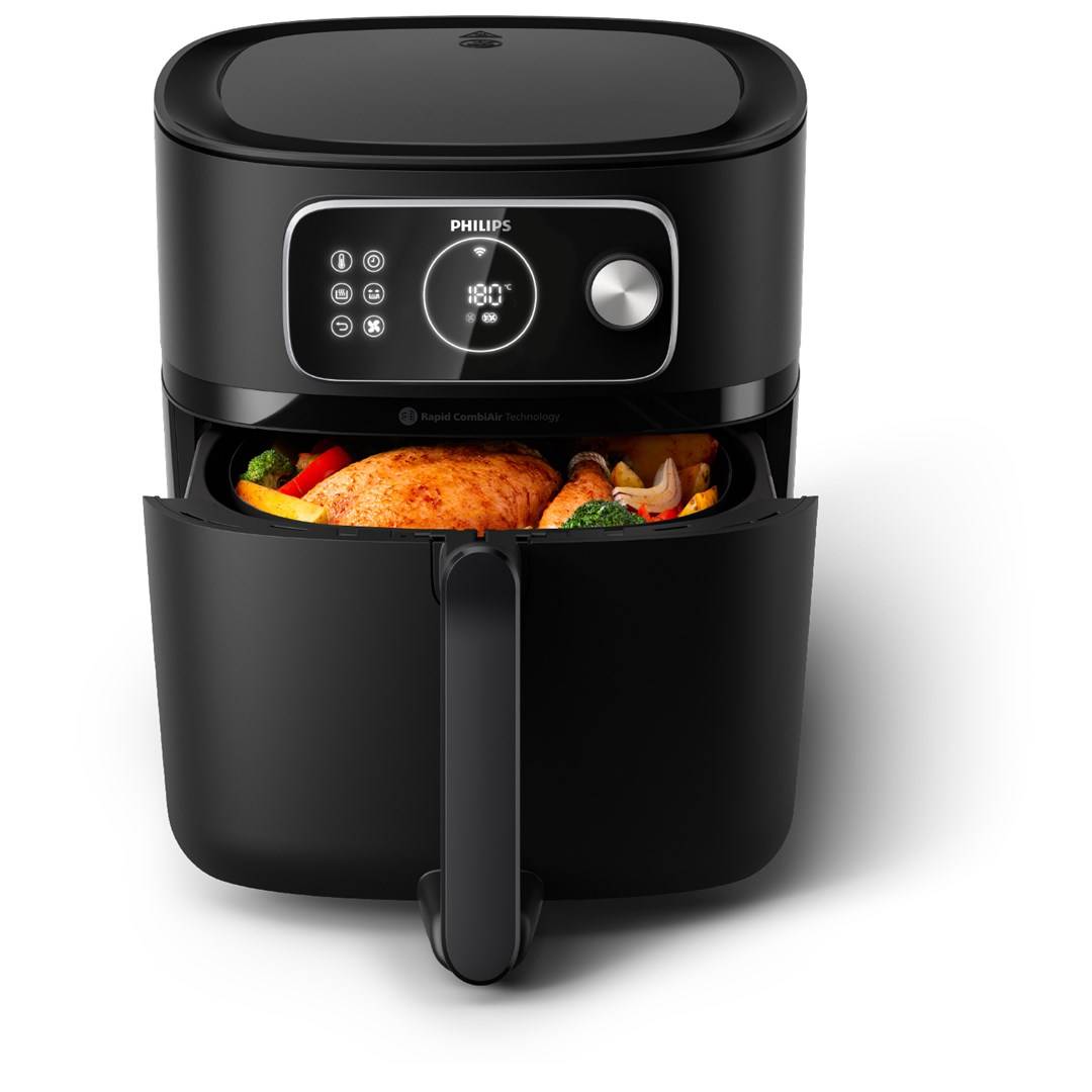 7000 series HD9876/90 Airfryer-Kombi XXL Connected, Heißluftfritteuse, 8,3 l, 2-4
