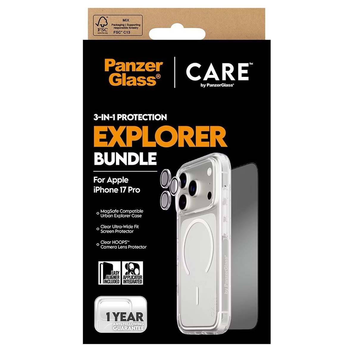 PANZERGLASS - CARE 3-in-1 Flagship Explorer Bundle iPhone 17 Pro-4