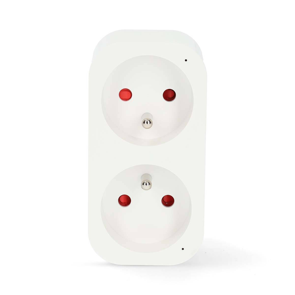 N WIFIP141EWT - Switchable WLAN socket outlet, 2-gang FR version-1