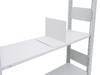 Buchstütze, RAL 7035 lichtgrau, TxH 300x200 mm