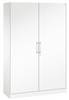 Flügeltürenschrank, BxTxH 800x435x1980 mm, 4 lackierte Fachböden, RAL 9016 Verkehrsweiß