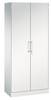 Flügeltürenschrank, BxTxH 800x435x1980 mm, 4 lackierte Fachböden, RAL 7035 Lichtgrau