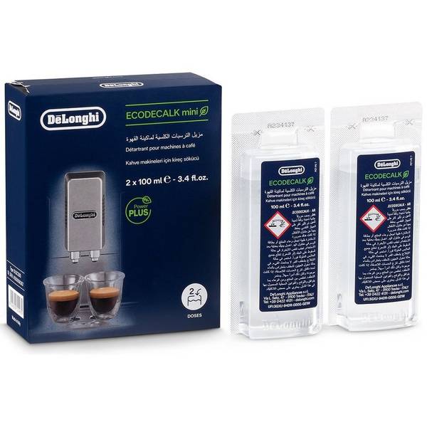 DE LONGHI - De'Longhi EcoDecalk mini - Entkalker - Flüssigkeit - 100 ml (Packung mit 2)