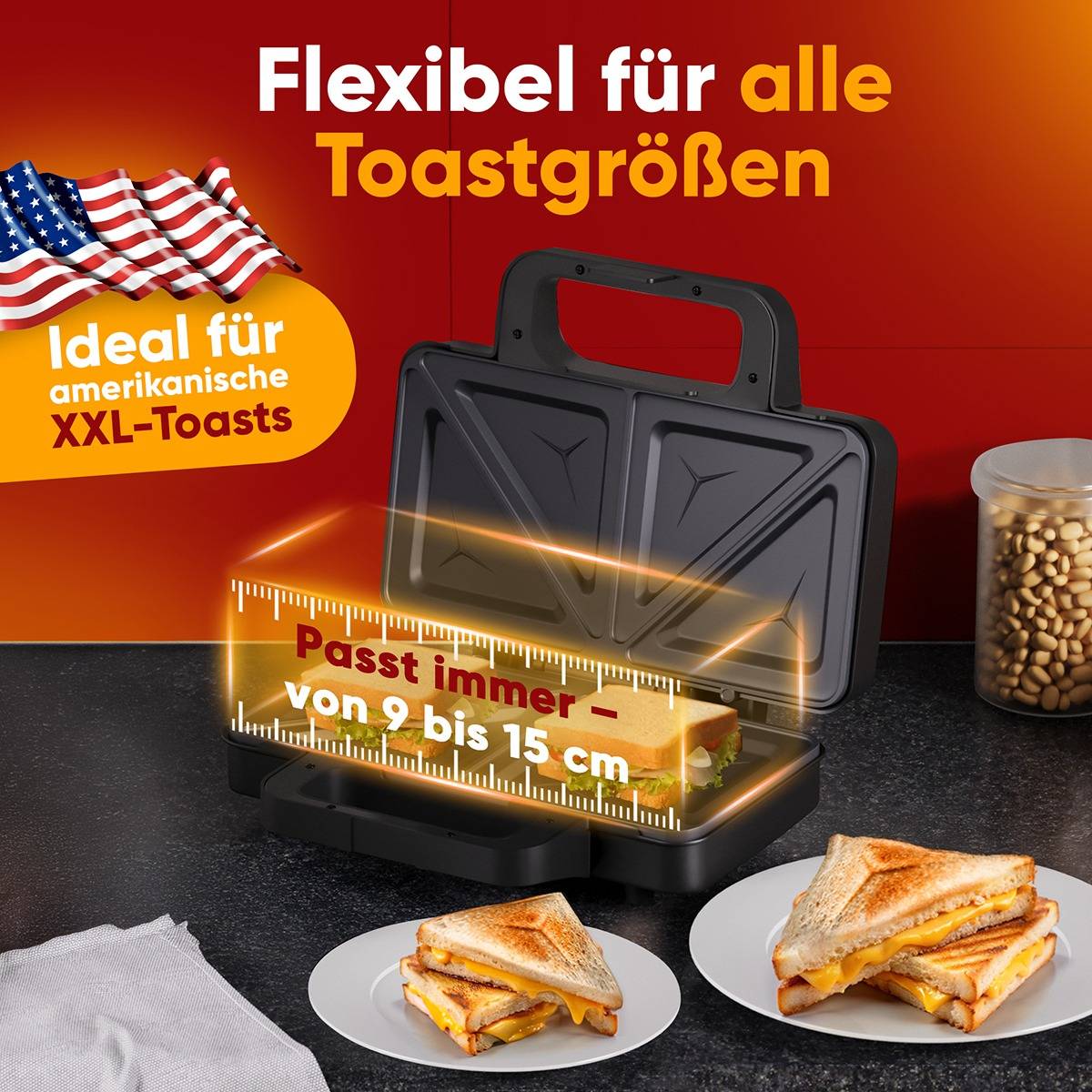 CLATRONIC - ProfiCook PC-ST 1315, Edelstahl, Edelstahl, 900 W, 220–240, 50/60 Hz, 1 Stück(e)-1