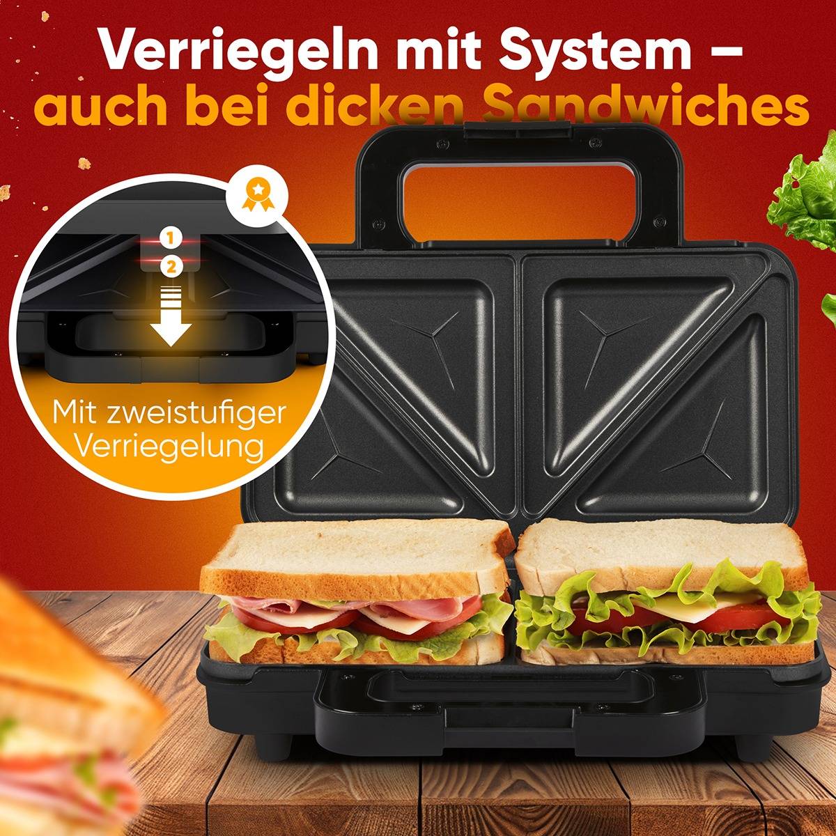 CLATRONIC - ProfiCook PC-ST 1315, Edelstahl, Edelstahl, 900 W, 220–240, 50/60 Hz, 1 Stück(e)-3