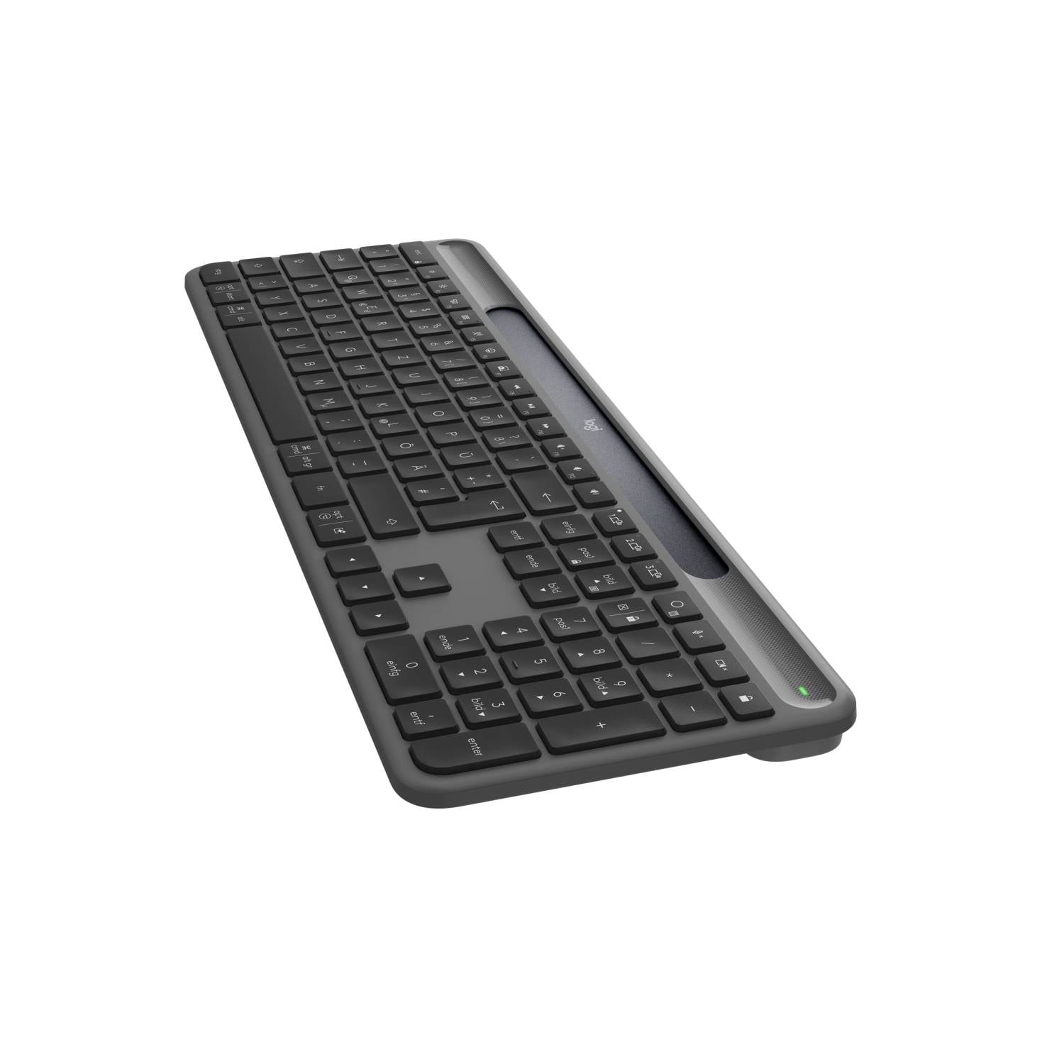 Logitech Signature Slim Solar+ K980 for Business - TL: Deutsch, QWERTZ-0