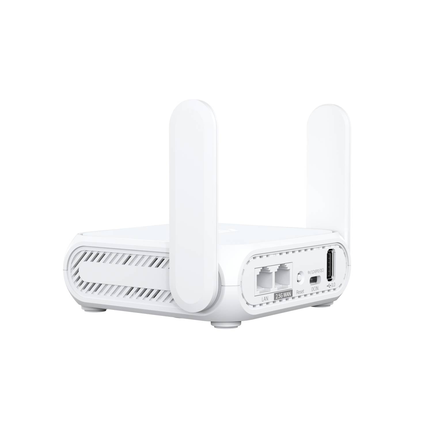 ASUS RT-BE58 Go, Wi-Fi 7 (802.11be), Dual-Band (2,4 GHz/5 GHz), Ethernet/LAN, Weiß, Tragbarer Router