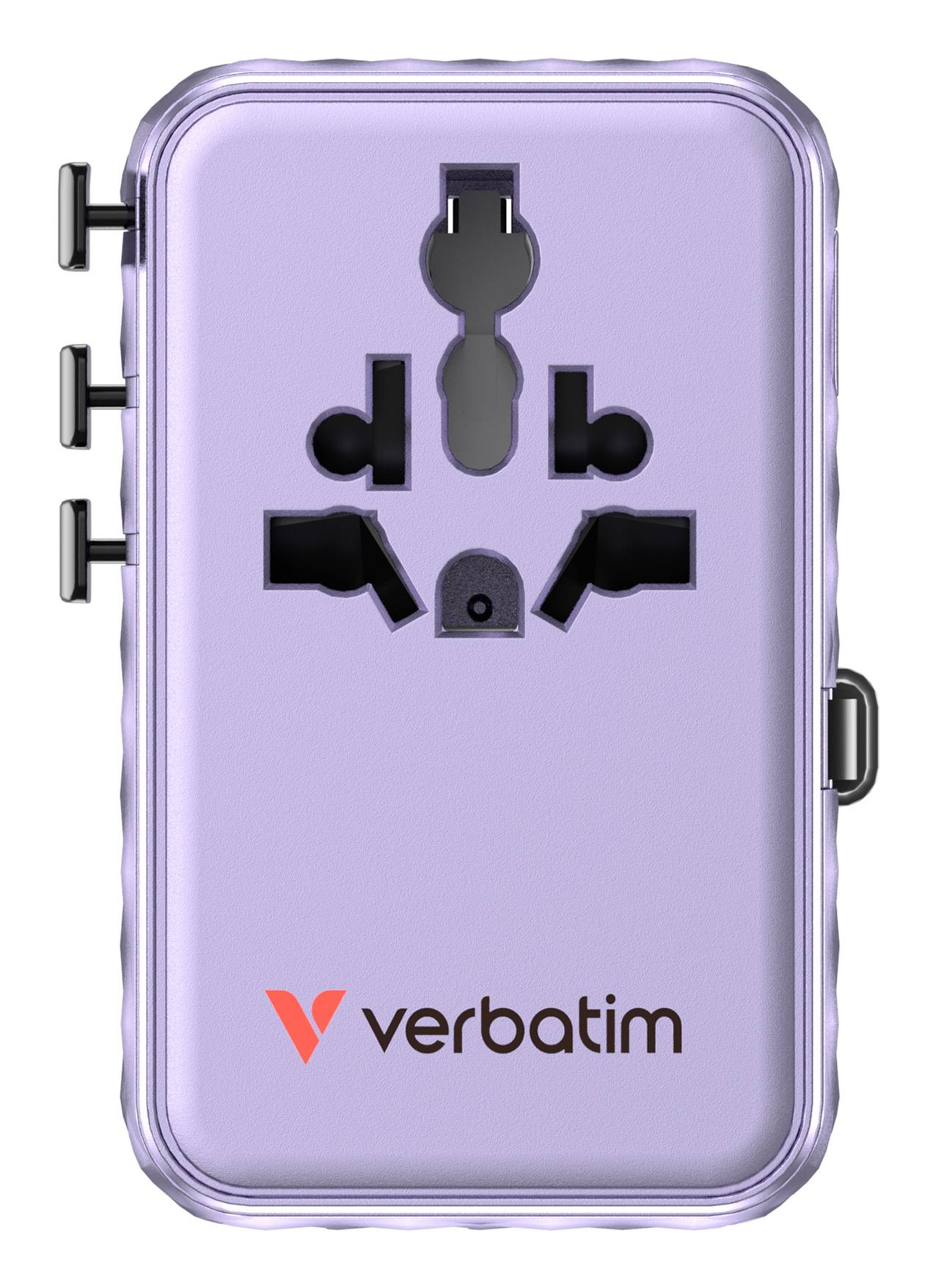 Verbatim Charge 'n' Travel - Netzteil - GaN III, universal, with retractable USB-C cable - 100 Watt-1