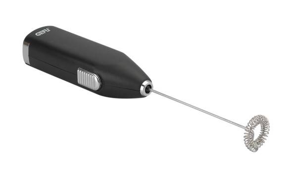 GEFU 12720, Automatic milk frother/warmer, Schwarz, Edelstahl, 12000 RPM, Akku, AA, 36 mm-0