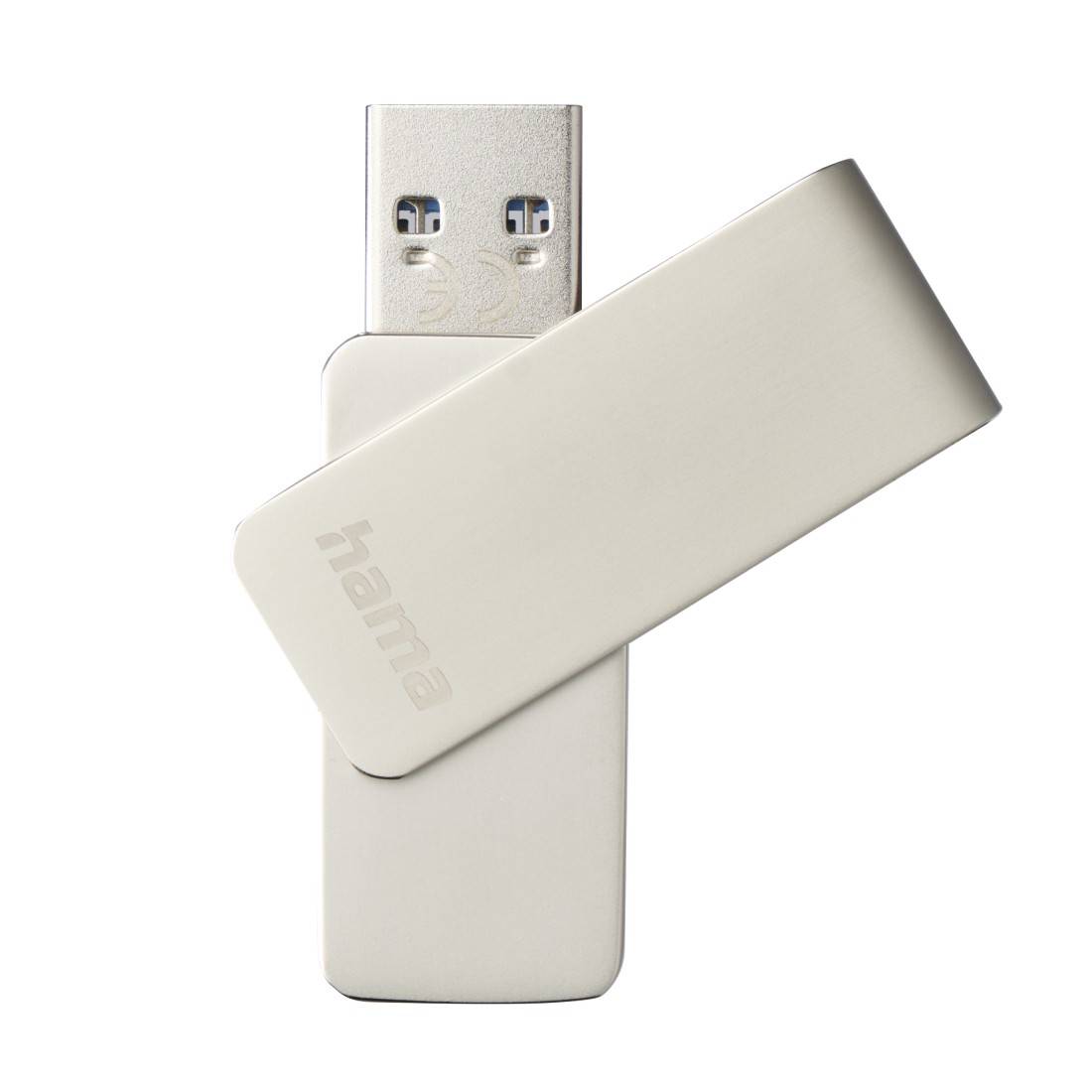 hama 00182487 USB-Stick "Rotate Pro", USB 3.2 Gen1, 256GB, 100MB/s, Silber-1