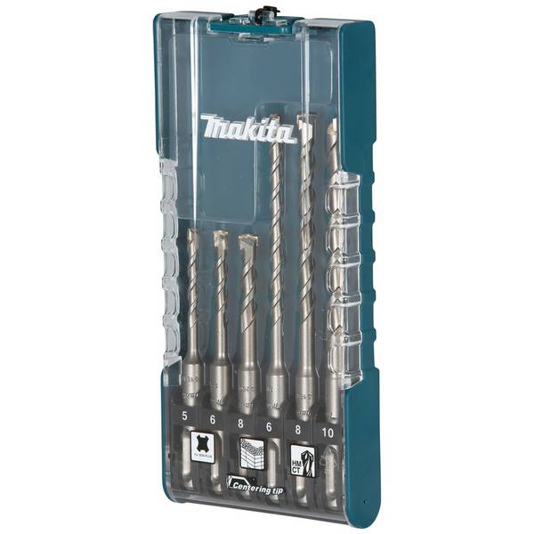 Makita E-15730, Betonbohrer Set 6 tlg. SDS-Plus 5 - 10 mm HM/CT