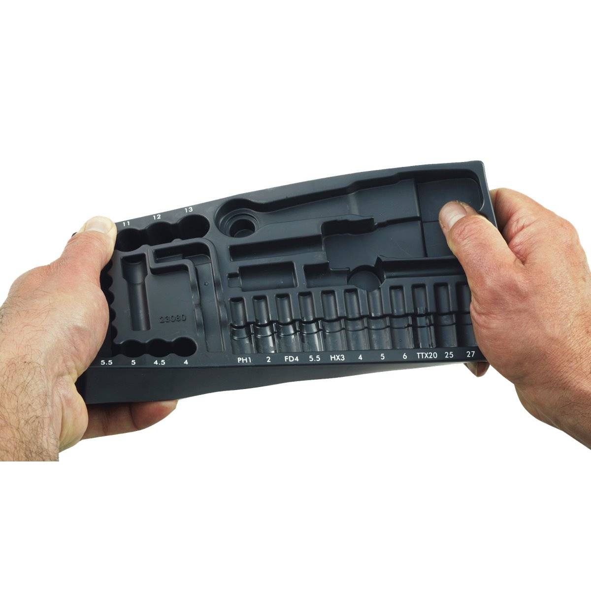 Proxxon 23080 Knarrenkasten 1/4" 4-13 mm 36-teilig-2