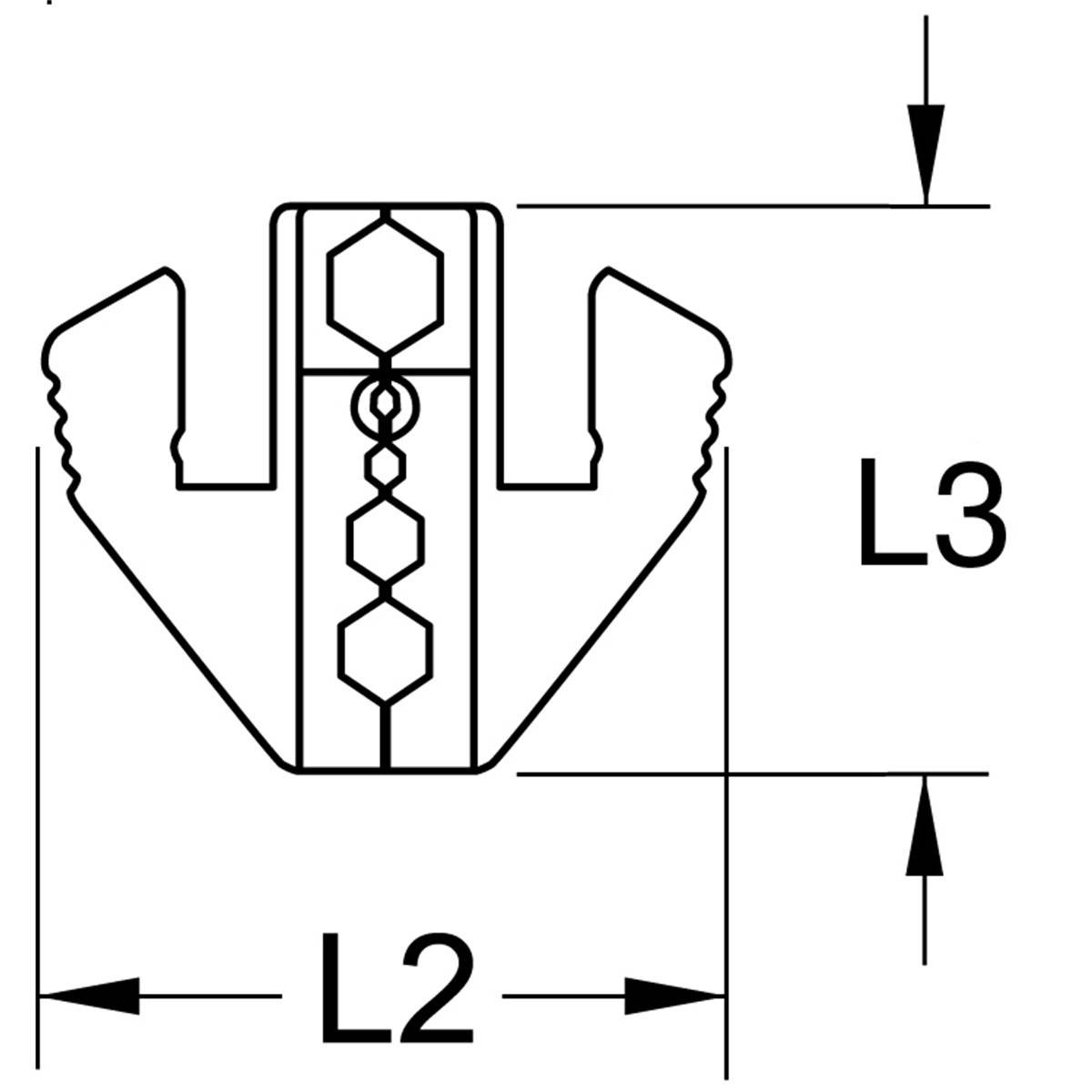 KS-Tools 115.1419 PAAR Crimp-Einsätze für Zange 11 5.1401, für Koaxstecker Koax, BNC/TNC-2
