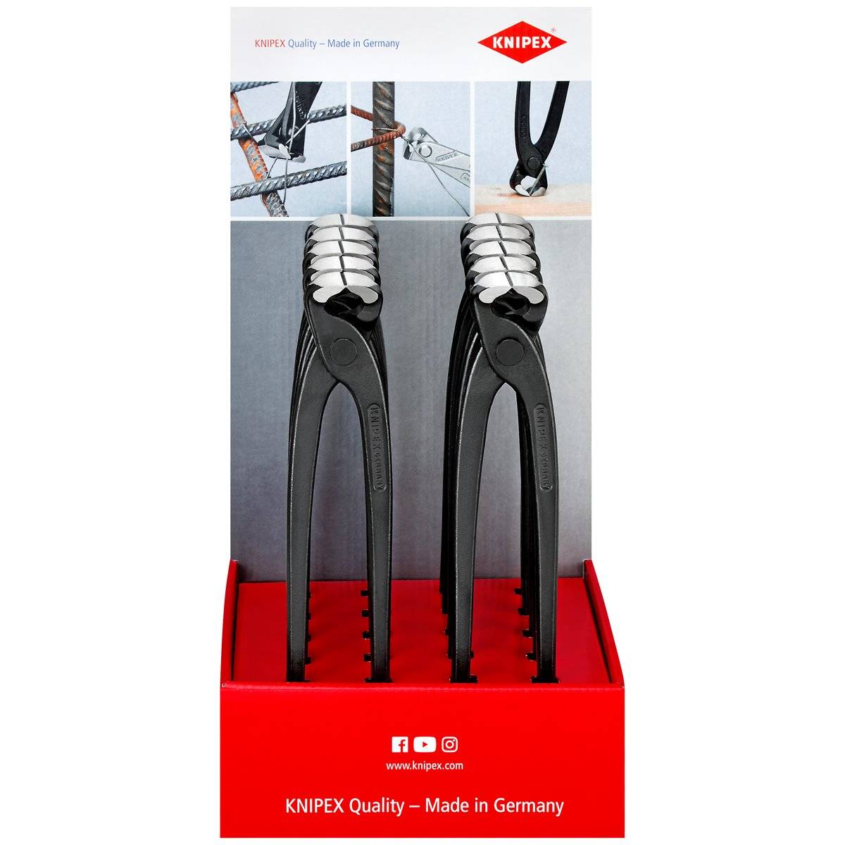 Knipex-Werk Thekendisplay 10-tlg. 00 18 01 V21-1
