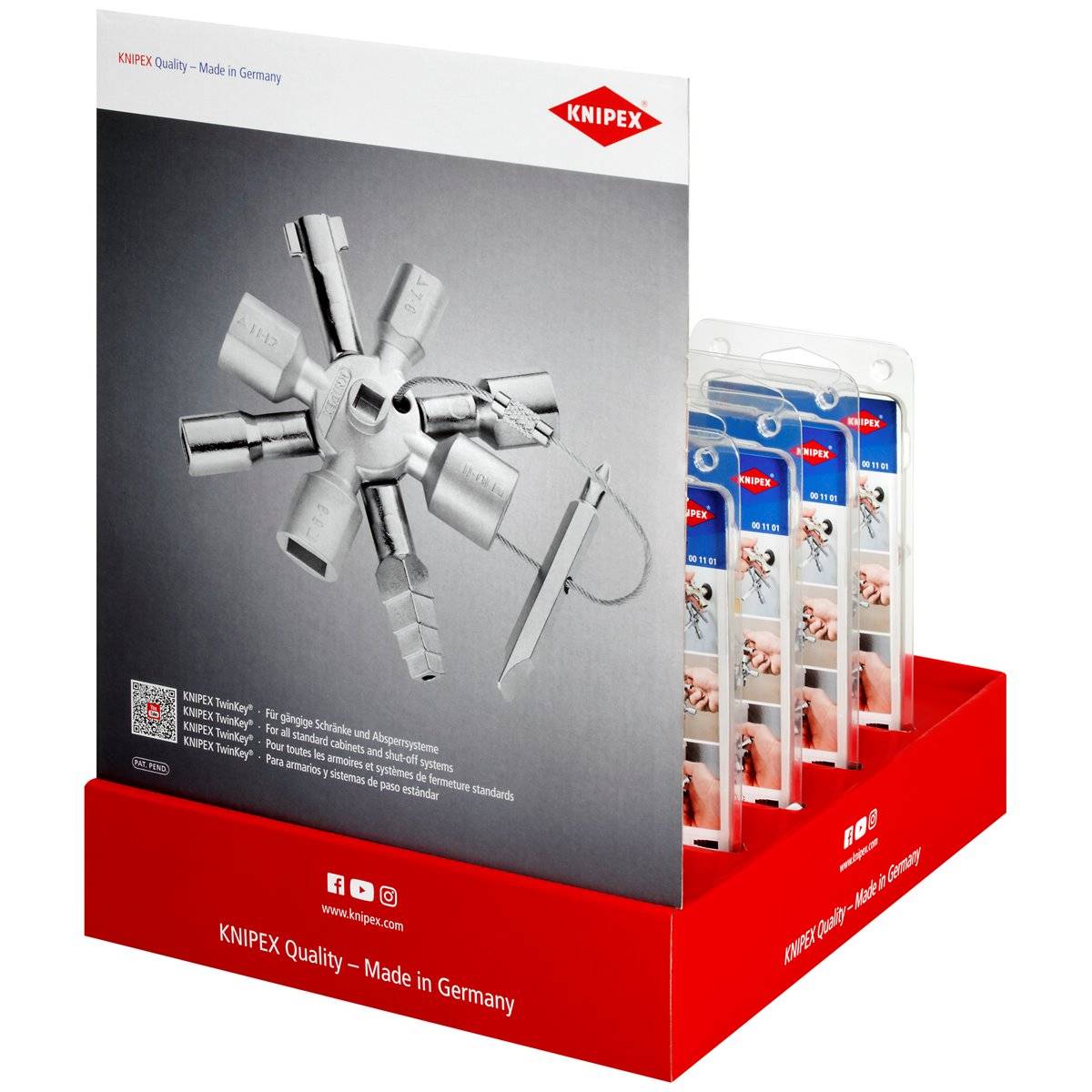 Knipex-Werk Thekendisplay 10-tlg. 00 18 01 V28-2