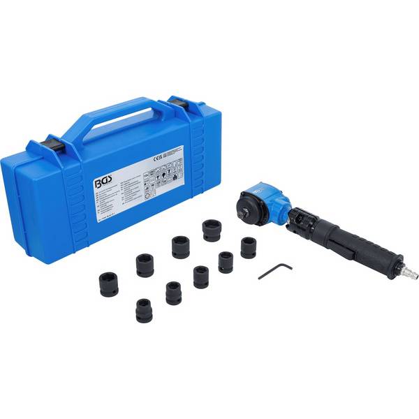 BGS 74348 Druckluft-Schlagschrauber-Satz 10-teilig Kraft-Steckschlüssel-Satz, 1/2", 650 Nm