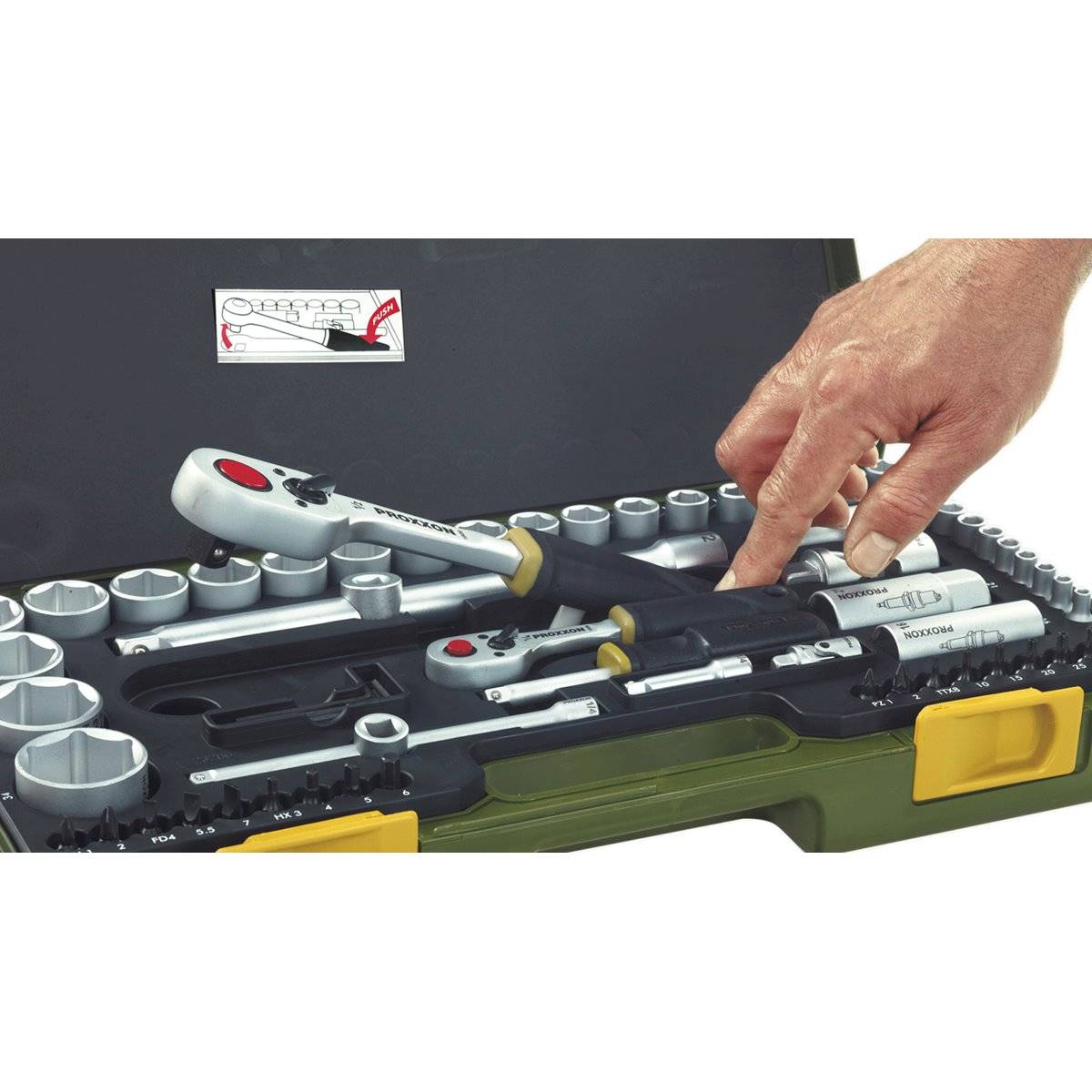 Proxxon 23286 Knarrenkasten 4-34 mm 65-teilig /2" (65-teilig)-2