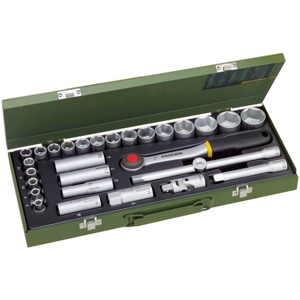 Proxxon 23000 Knarrenkasten 1/2" 8-34 mm 29-teilig