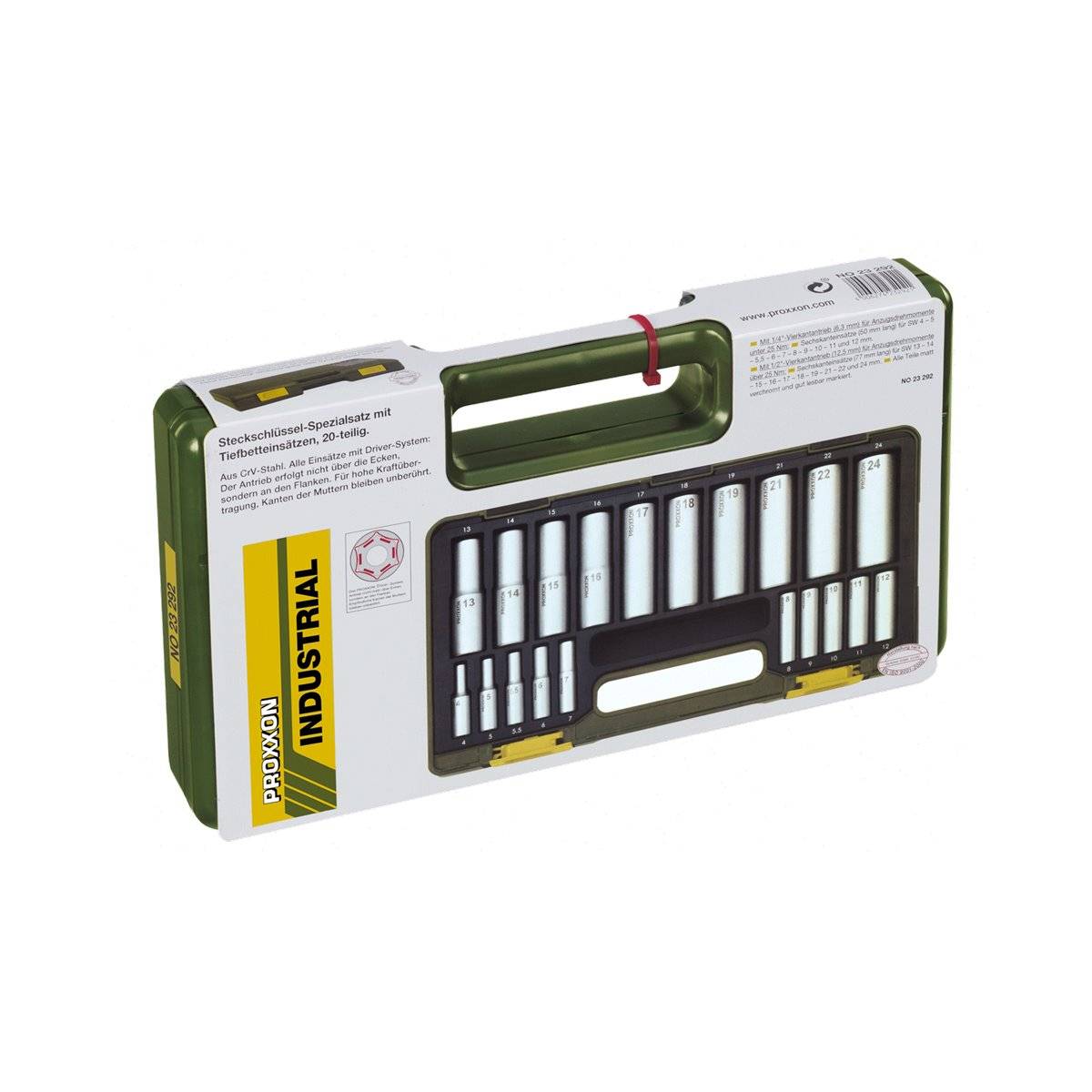 Proxxon 23292 Langnuss-Kasten 4-24 mm 20-teilig-3