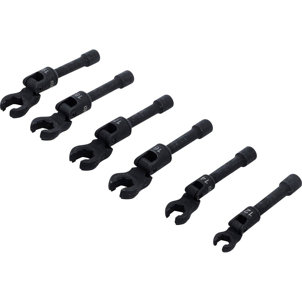 BGS 74302 Hahnenfußschlüssel-Satz, Antrieb Innenvi erkant 10 mm (3/8"), mit Gelenk, 6-tlg.-2