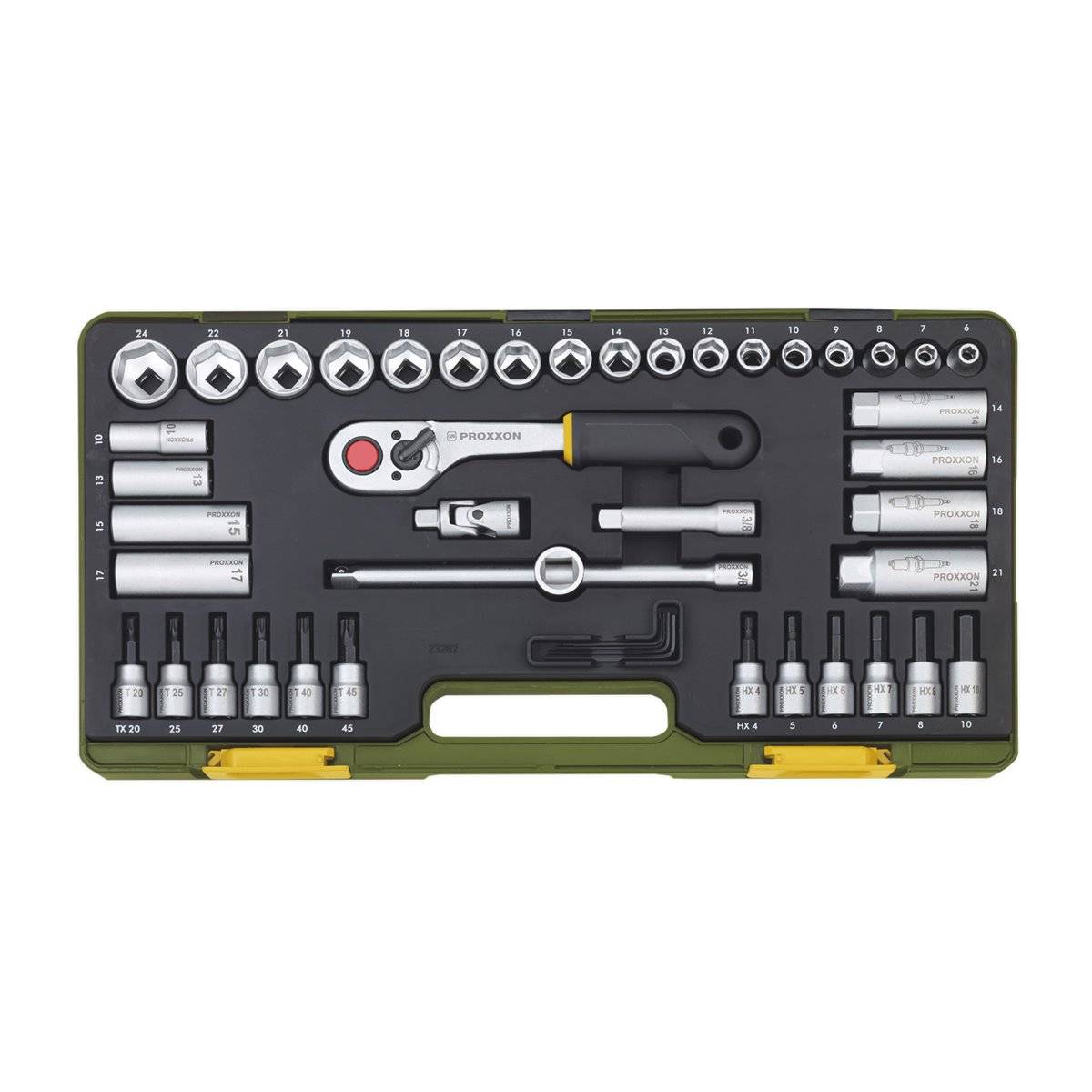 Proxxon 23282 Knarrenkasten 3/8" 6-24 mm 47-teilig-3