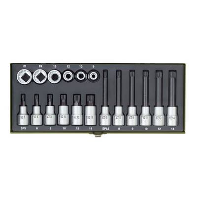 Proxxon 23296 XZN Vielzahn-Kasten 1/2" 18-teilig ZN (18-teilig)-0