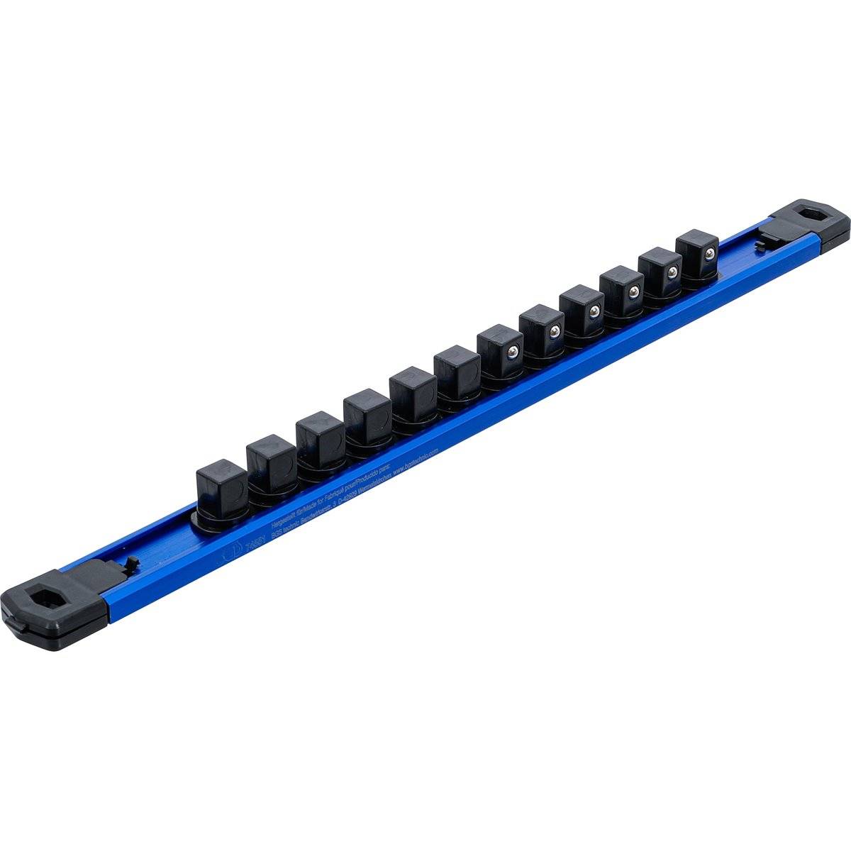 BGS 74551 Halteschiene für 12 Steckschlüssel-Einsä tze, magnetisch, für Antrieb 12,5 mm (1/2")-2