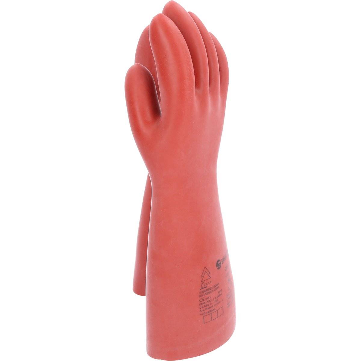 KS-Tools 117.0013 Elektriker-Schutzhandschuh mit S chutzisolierung, Größe 10, rot-1