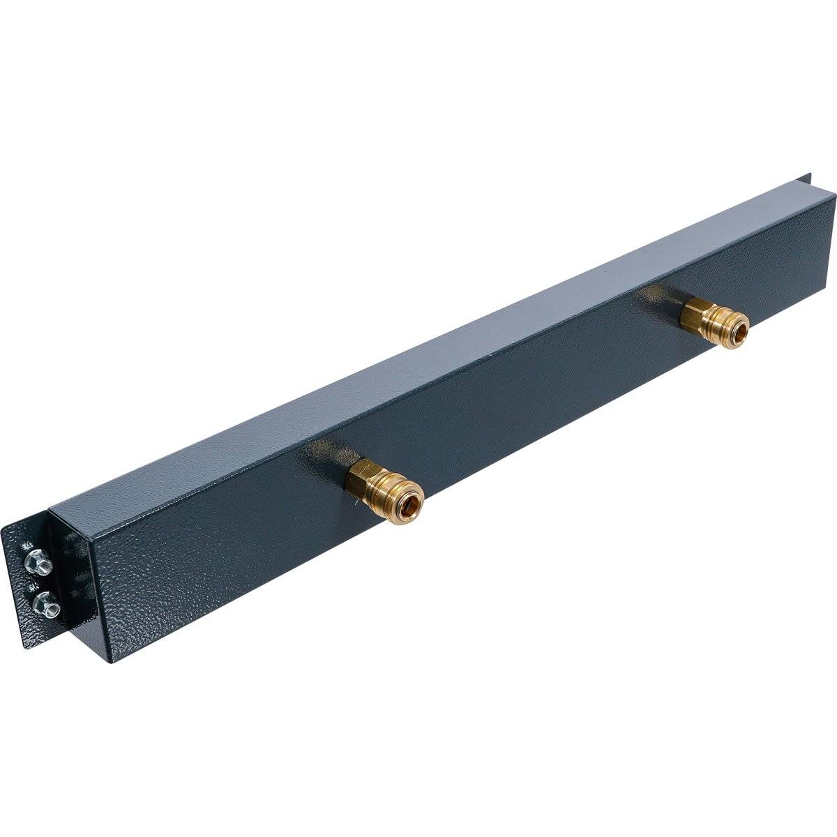 BGS 80191 Druckluft-Anschlussleiste, 2-fach, für S chrankwand-System-0