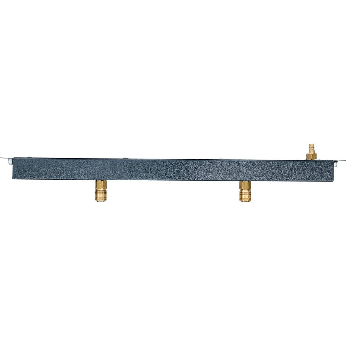 BGS 80191 Druckluft-Anschlussleiste, 2-fach, für S chrankwand-System-2