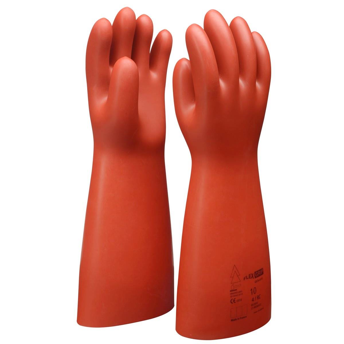 KS-Tools 117.0076 Elektriker-Schutzhandschuh mit S chutzisolierung, Größe 11, rot-0