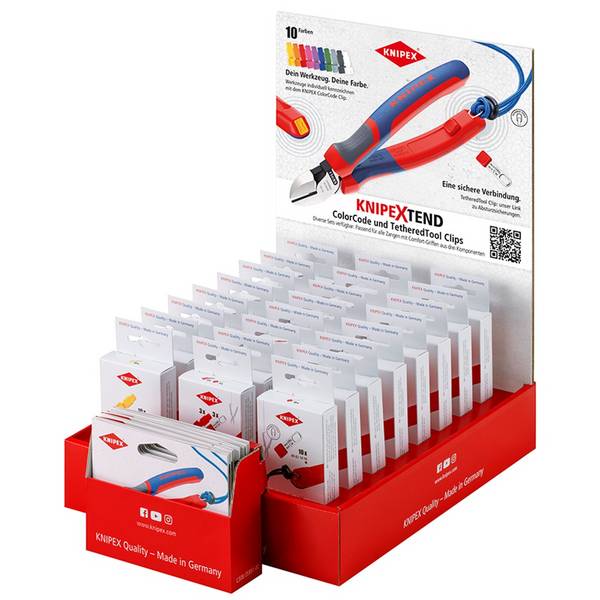 Knipex 00 18 01 V47 Verkaufsdisplay TEND 1 24-teil ig Farbauswahl 1 350 mm