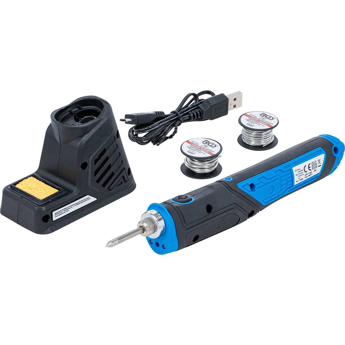BGS 74485 Akku-Lötkolben, 8 W, mit Ladestation-0