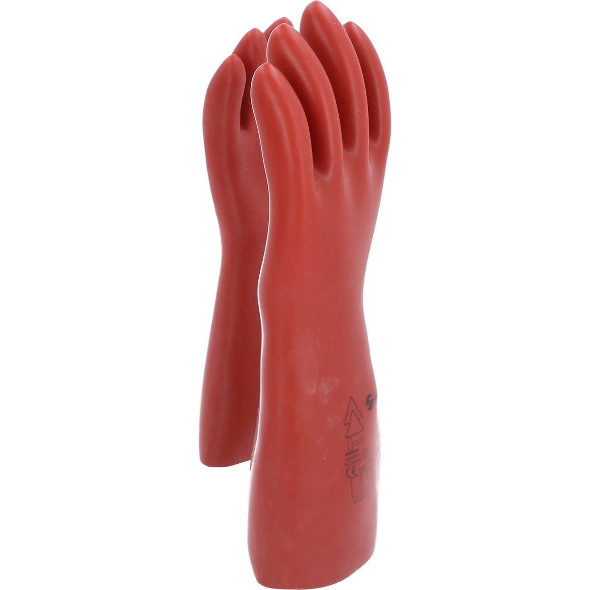KS-Tools 117.0069 Elektriker-Schutzhandschuh mit S chutzisolierung, Größe 10, rot-3