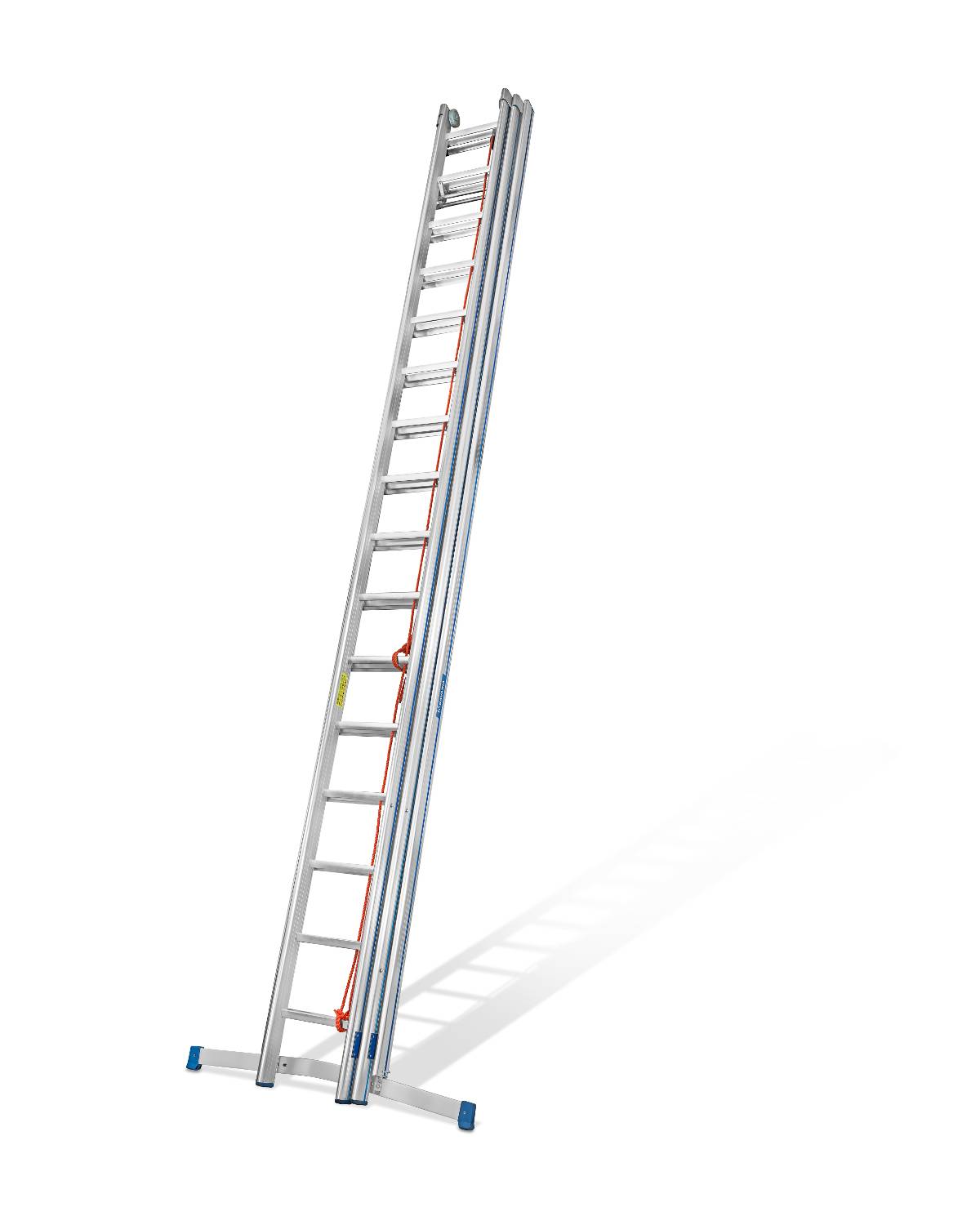Mauderer Bavaria Seilzugleiter 965 mit Klapptraverse verstärkte 3x14 Dreikantsprossen-1